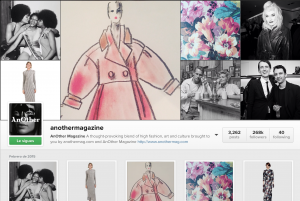 Moda en instagram - Another Magazine